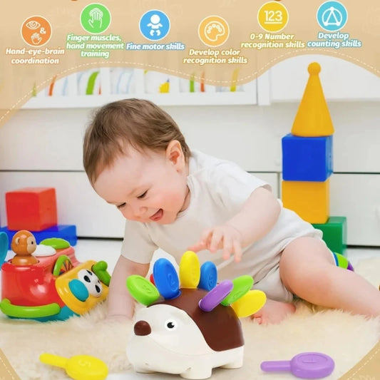 Montessori Sensory Hedgehog Toy, view 2