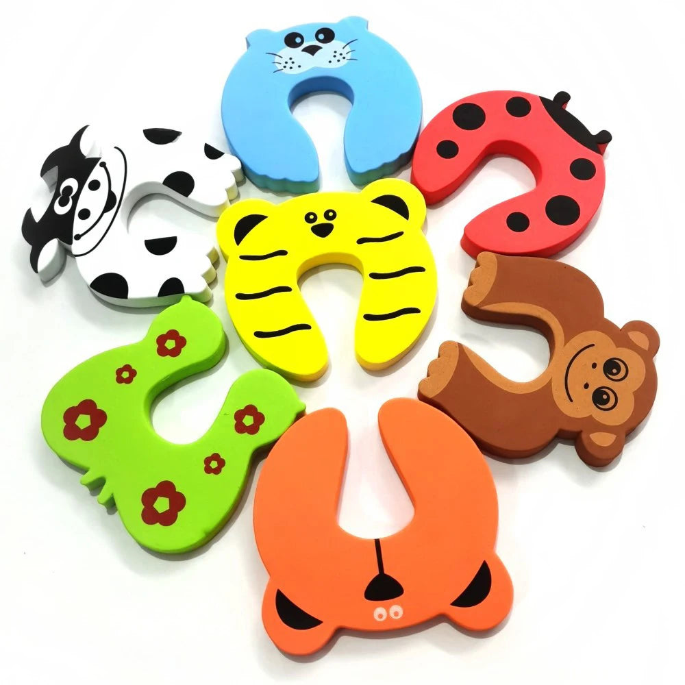 8-Pack EVA Foam Door Finger Pinch Guards | Baby Safety Door Stoppers