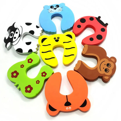 8-Pack EVA Foam Door Finger Pinch Guards | Baby Safety Door Stoppers