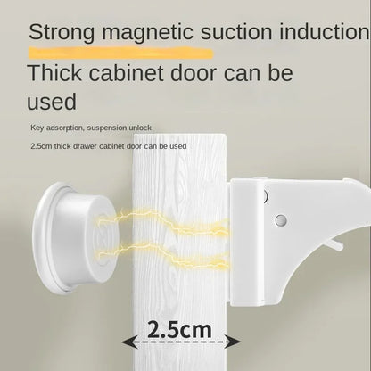Magnetic Baby Safety Drawer Locks | No-Drill Cabinet Protection