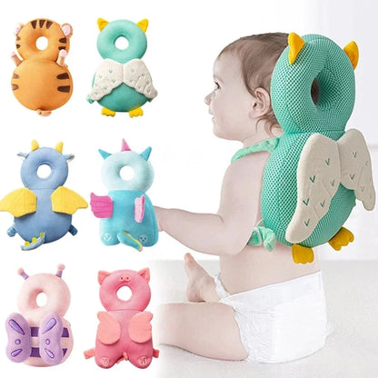 Baby Head Protector Backpack Pillow | Soft Cushion for Early Movers