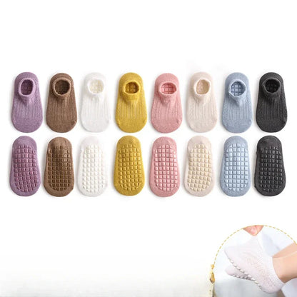 Newborn summer mesh non-slip baby socks, view 3