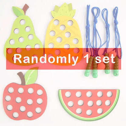 Fruit Lacing Activity Set