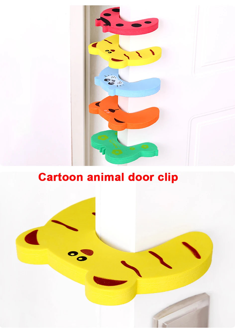 8-Pack EVA Foam Door Finger Pinch Guards | Baby Safety Door Stoppers