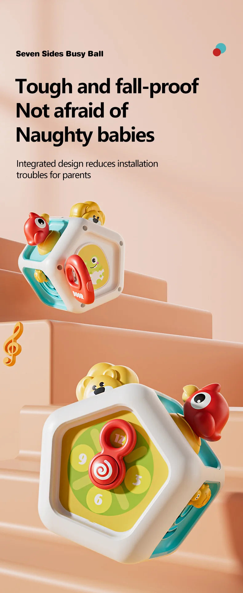 Montessori Sensory Cube Toys