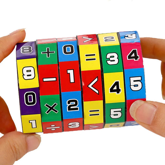 Twist and Solve Math Cylinder hands-on number puzzle