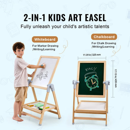 Magnetic Doodle Easel for Little Creators, view 2