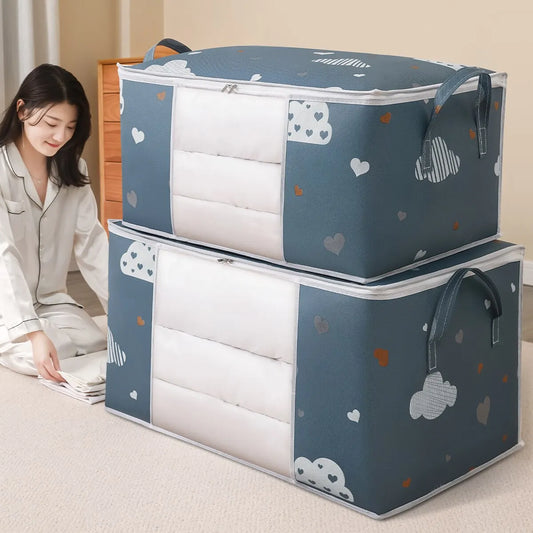 Family Wardrobe Storage Bag for clothing and linen organization