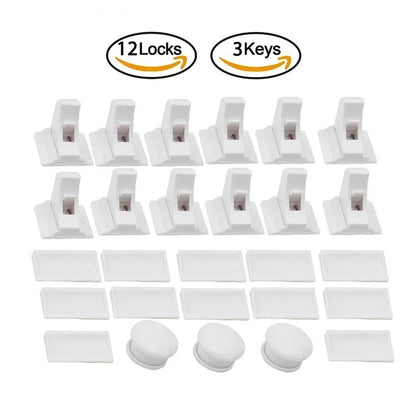 Magnetic Baby Safety Drawer Locks | No-Drill Cabinet Protection