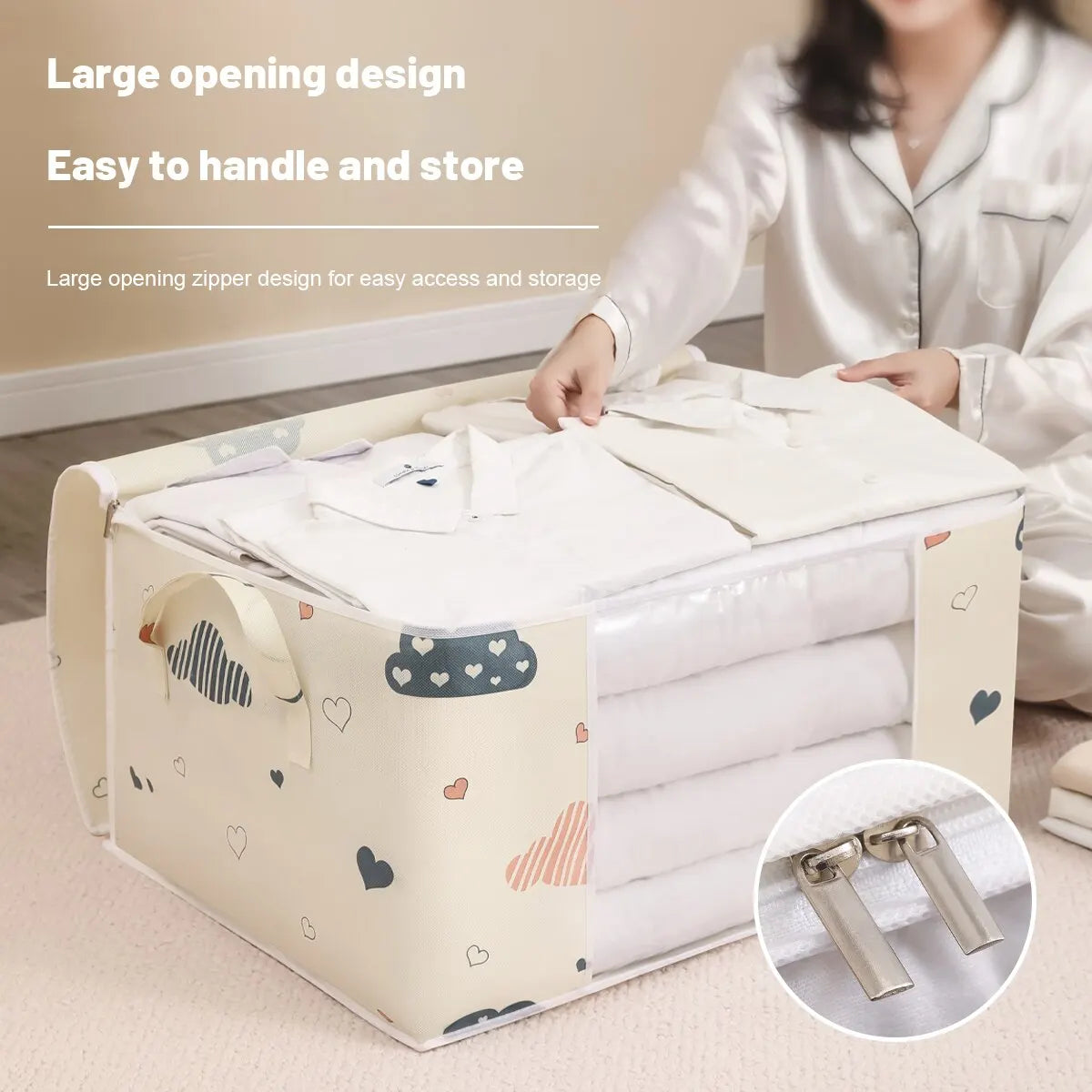 Family Wardrobe Storage Bag