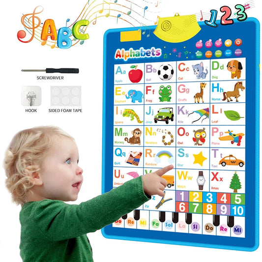 Talking Alphabet Wall Chart interactive learning poster