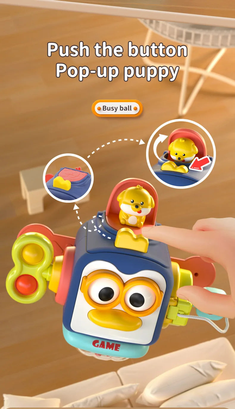 Montessori Sensory Cube Toys