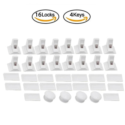 Magnetic Baby Safety Drawer Locks | No-Drill Cabinet Protection