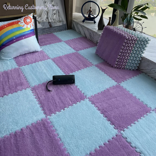 Warm Plush Floor Tiles