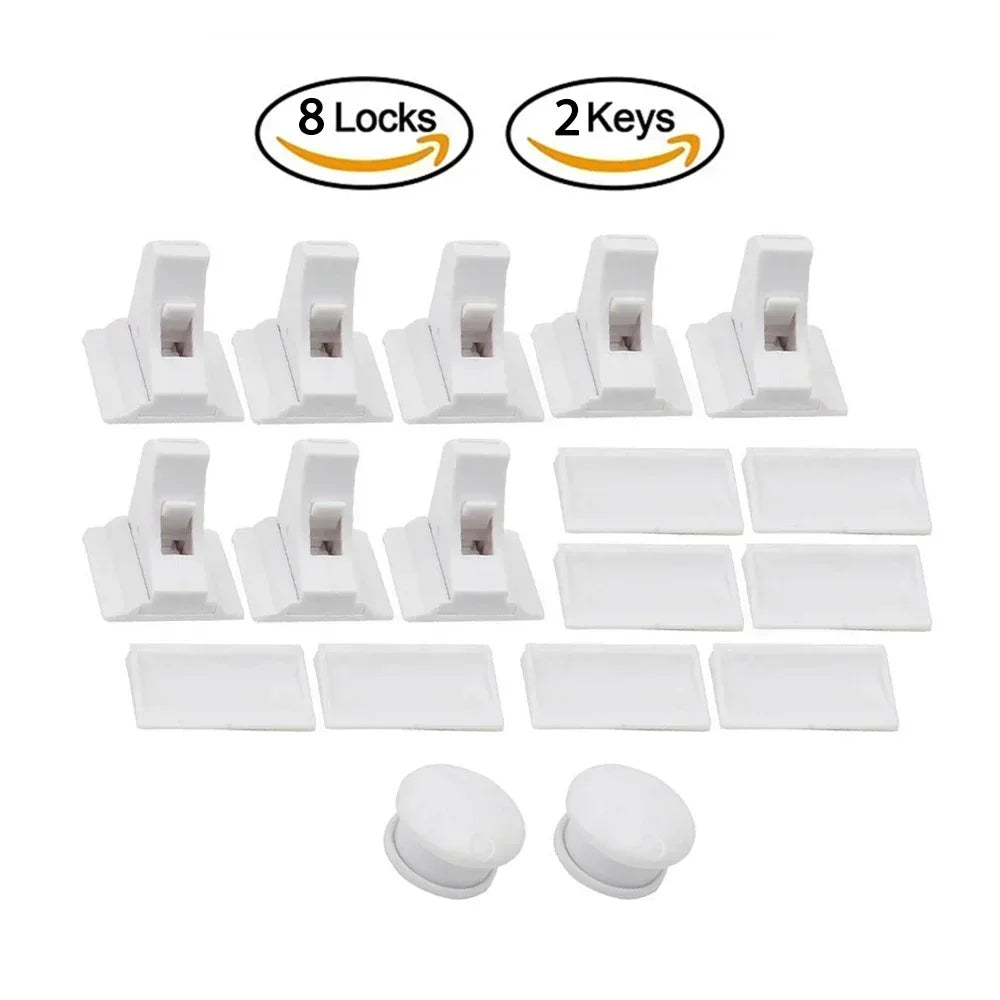 Magnetic Baby Safety Drawer Locks | No-Drill Cabinet Protection