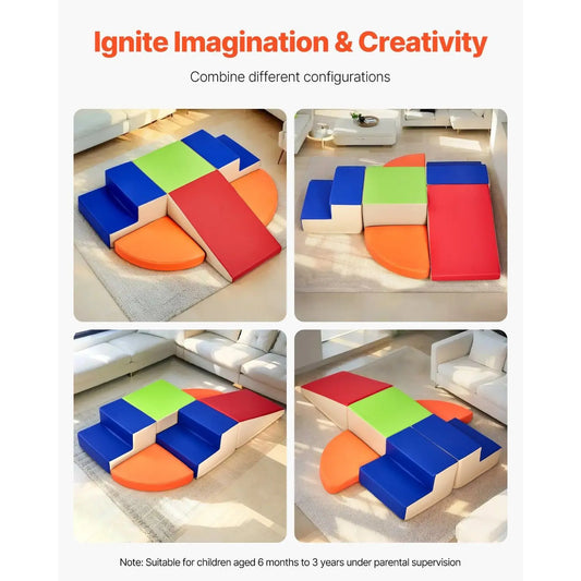 6-Piece Foam Climbing Blocks, view 2