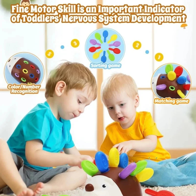 Montessori Sensory Hedgehog Toy, view 3