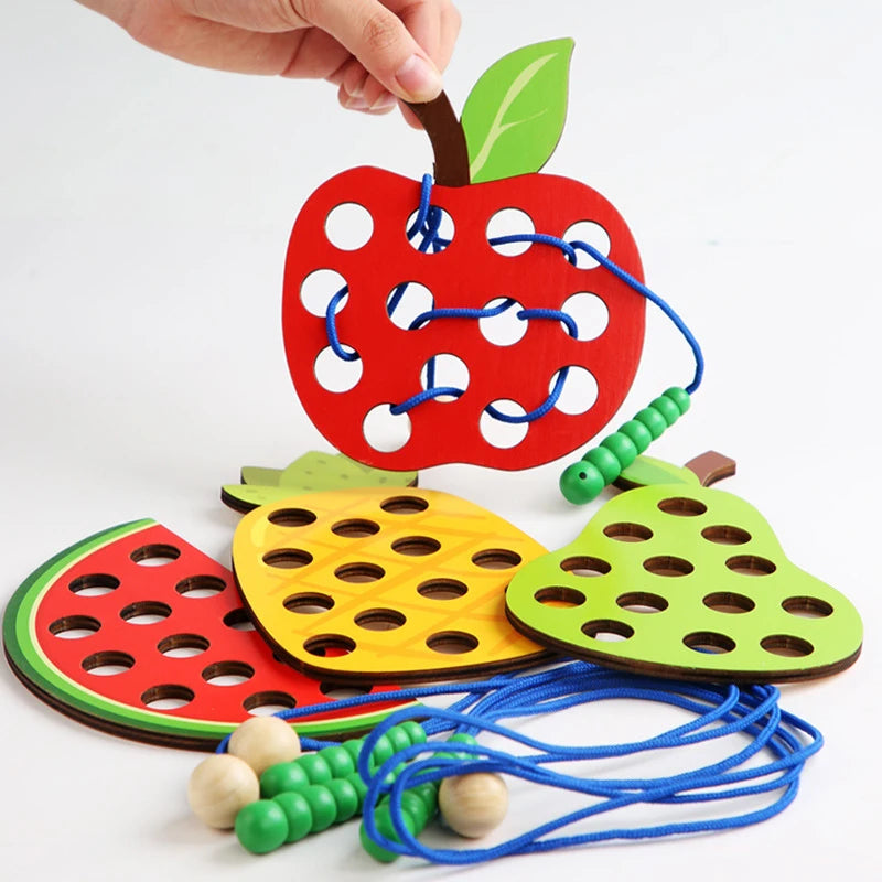 Fruit Lacing Activity Set, view 2