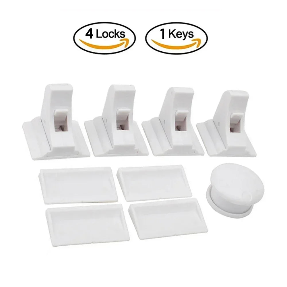 Magnetic Baby Safety Drawer Locks | No-Drill Cabinet Protection