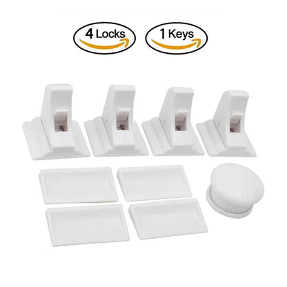 Magnetic Baby Safety Drawer Locks | No-Drill Cabinet Protection