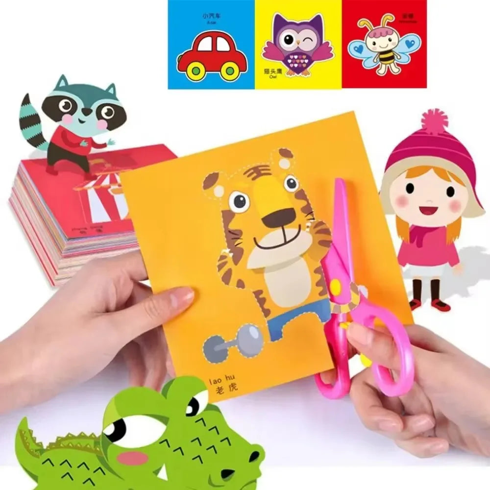 Paper-Cut Creative Activity Book craft set