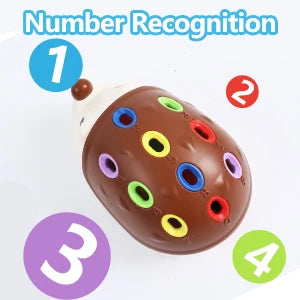 Montessori Sensory Hedgehog Toy — Fine Motor Skills for Ages 1–4