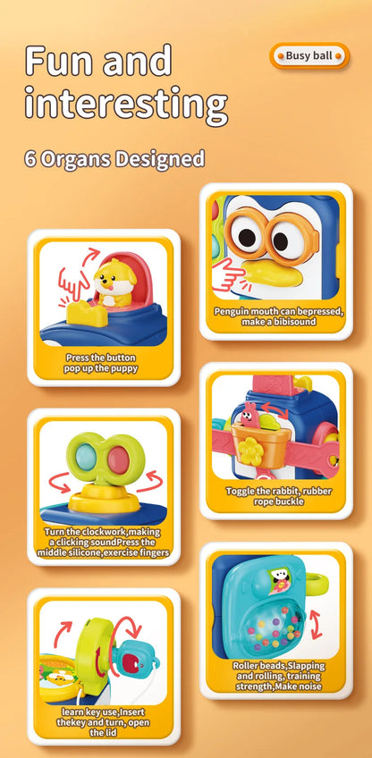 Montessori Sensory Cube Toys