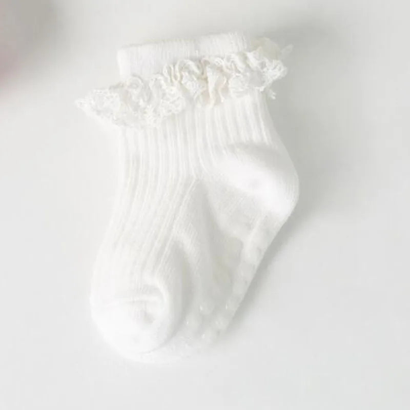 4-Pack Baby Non-Slip Cotton Socks — Autumn/Winter