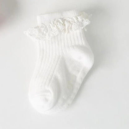 4-Pack Baby Non-Slip Cotton Socks — Autumn/Winter