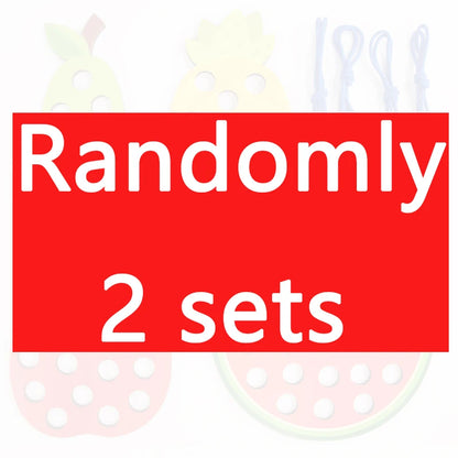 Fruit Lacing Activity Set