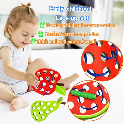 Fruit Lacing Activity Set