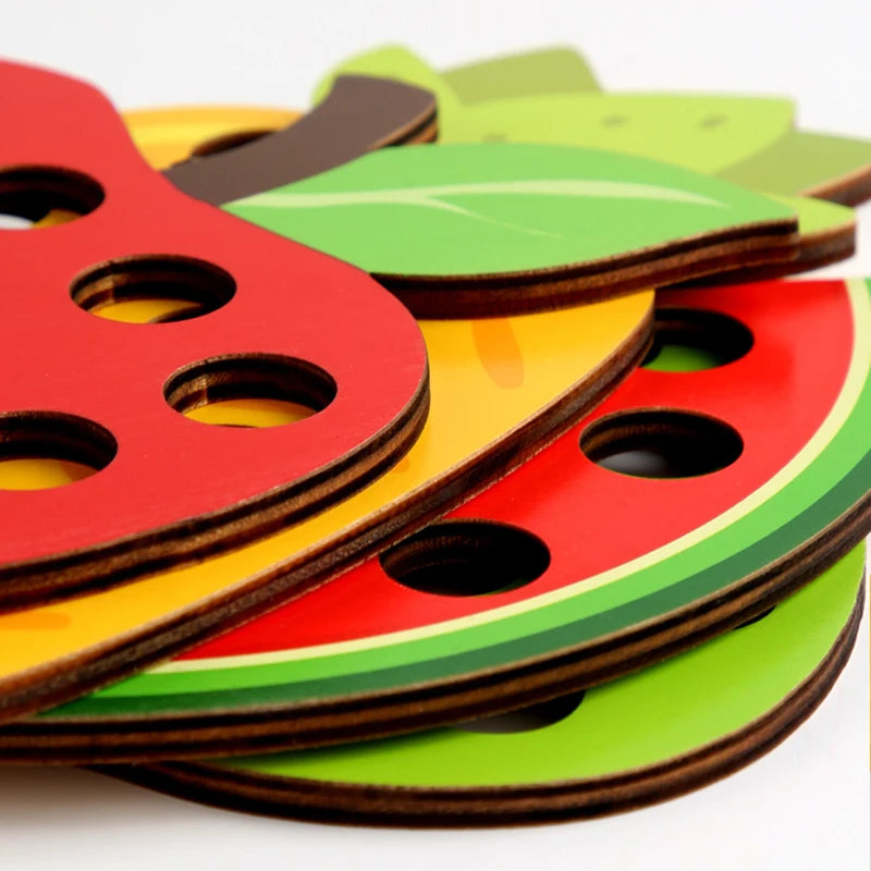 Fruit Lacing Activity Set