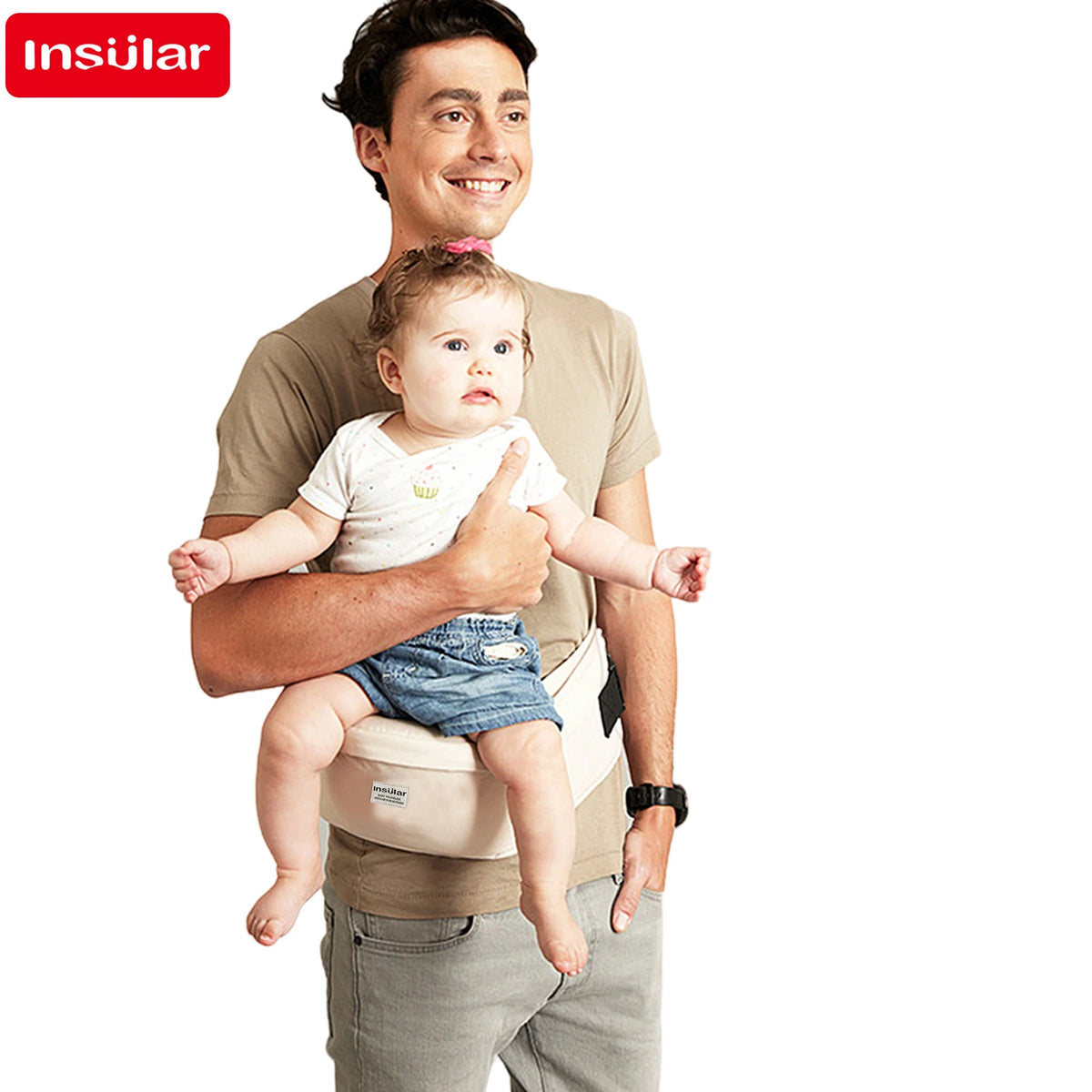 Baby Carrier Waist Stool with Hip Seat, view 3