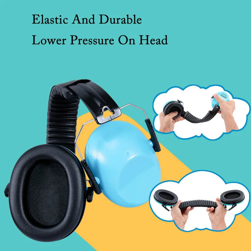 Cute Children Anti-Noise Earmuffs Noise Reduction Headphones
