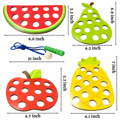 Fruit Lacing Activity Set