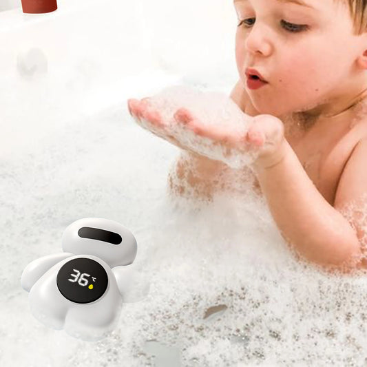 Floating baby bath water thermometer